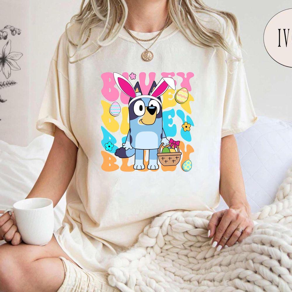 Bluey Easter Tshirt Bluey Easter Tshirt